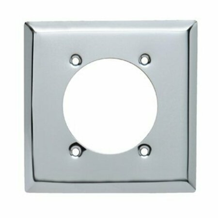 PASS & SEYMOUR 2G 2.49" Chr Wall Plate S3863C